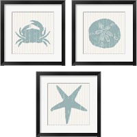 Framed 'From The Sea  3 Piece Framed Art Print Set' border=