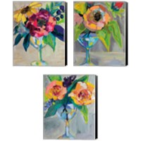 Framed 'Clearly Fun 3 Piece Canvas Print Set' border=
