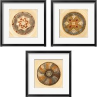 Framed 'Woven Beauty 3 Piece Framed Art Print Set' border=