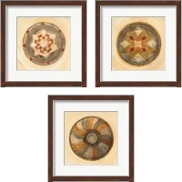 Framed 'Woven Beauty 3 Piece Framed Art Print Set' border=