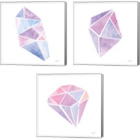 Framed 'Shine 3 Piece Canvas Print Set' border=