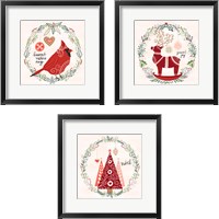 Framed 'Hygge Christmas 3 Piece Framed Art Print Set' border=