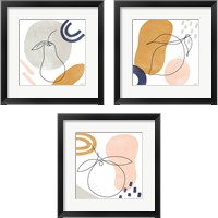 Framed 'Kitchen Table 3 Piece Framed Art Print Set' border=