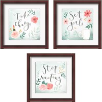 Framed 'Chase Dreams 3 Piece Framed Art Print Set' border=