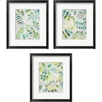 Framed 'Leaf Relics 3 Piece Framed Art Print Set' border=