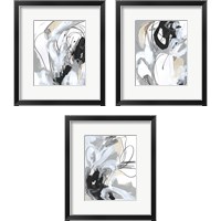 Framed 'Tangled Threads 3 Piece Framed Art Print Set' border=