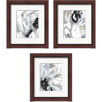 Framed 'Tangled Threads 3 Piece Framed Art Print Set' border=