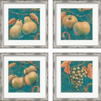 Framed 'Lovely Fruits 4 Piece Framed Art Print Set' border=