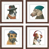 Framed 'Boys 4 Piece Framed Art Print Set' border=