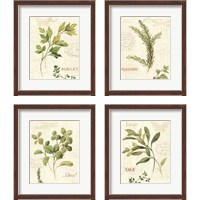 Framed 'Aromatique 4 Piece Framed Art Print Set' border=