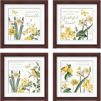 Framed 'Citron Curiosities 4 Piece Framed Art Print Set' border=