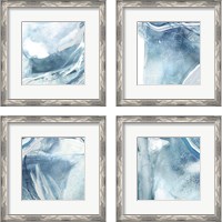 Framed 'Water Pocket 4 Piece Framed Art Print Set' border=