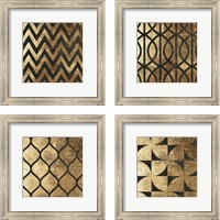 Framed 'Art Deco 4 Piece Framed Art Print Set' border=