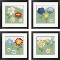 Framed 'Americana Garden 4 Piece Framed Art Print Set' border=