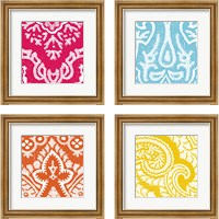 Framed 'Boho Bright 4 Piece Framed Art Print Set' border=