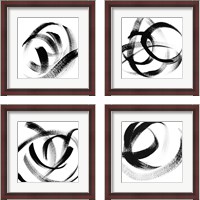 Framed 'Follow Me  4 Piece Framed Art Print Set' border=