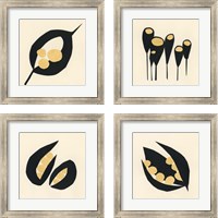 Framed 'Mod Pod 4 Piece Framed Art Print Set' border=