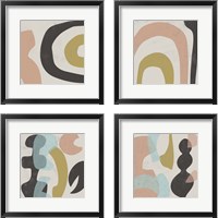 Framed 'Sass 4 Piece Framed Art Print Set' border=