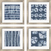 Framed 'Sea Cloth 4 Piece Framed Art Print Set' border=