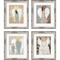 Framed 'Safe Haven 4 Piece Framed Art Print Set' border=