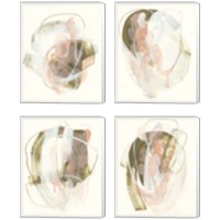 Framed 'Hyacinth Gesture  4 Piece Canvas Print Set' border=