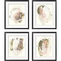 Framed 'Hyacinth Gesture  4 Piece Framed Art Print Set' border=