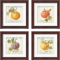 Framed 'Floursack Autumn 4 Piece Framed Art Print Set' border=