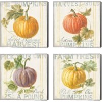 Framed 'Floursack Autumn 4 Piece Canvas Print Set' border=