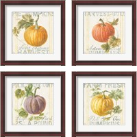 Framed 'Floursack Autumn 4 Piece Framed Art Print Set' border=