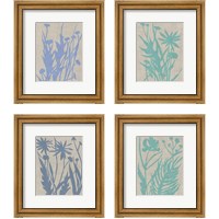 Framed 'Dusk Botanical 4 Piece Framed Art Print Set' border=