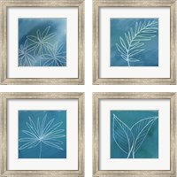 Framed 'Tropical  4 Piece Framed Art Print Set' border=