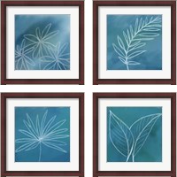 Framed 'Tropical  4 Piece Framed Art Print Set' border=