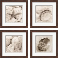 Framed 'La Mer 4 Piece Framed Art Print Set' border=