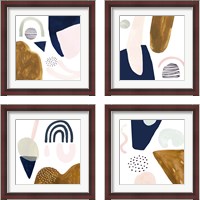 Framed 'Double Scoop 4 Piece Framed Art Print Set' border=