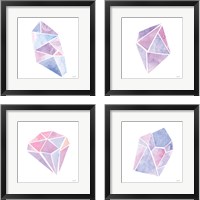 Framed 'Shine 4 Piece Framed Art Print Set' border=