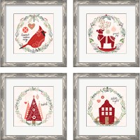 Framed 'Hygge Christmas 4 Piece Framed Art Print Set' border=