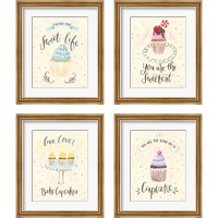 Framed 'Sweet Life  4 Piece Framed Art Print Set' border=