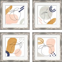 Framed 'Kitchen Table 4 Piece Framed Art Print Set' border=