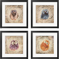 Framed 'Wonder Years  4 Piece Framed Art Print Set' border=