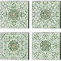 Framed 'Celtic Knot 4 Piece Canvas Print Set' border=