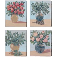 Framed 'Arrangement 4 Piece Canvas Print Set' border=