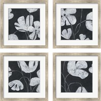 Framed 'Monochrome Meadow 4 Piece Framed Art Print Set' border=