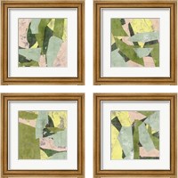 Framed 'Forest of Memory 4 Piece Framed Art Print Set' border=