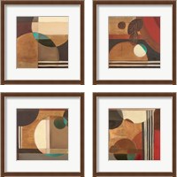 Framed 'Visionary 4 Piece Framed Art Print Set' border=