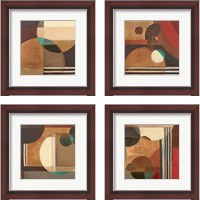 Framed 'Visionary 4 Piece Framed Art Print Set' border=