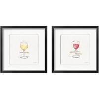 Framed 'Thoughtful Vines 2 Piece Framed Art Print Set' border=