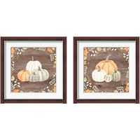 Framed 'Autumn Offering Dark 2 Piece Framed Art Print Set' border=