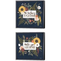 Framed 'Autumn Romance 2 Piece Canvas Print Set' border=