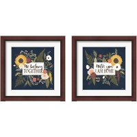 Framed 'Autumn Romance 2 Piece Framed Art Print Set' border=