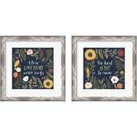 Framed 'Autumn Romance 2 Piece Framed Art Print Set' border=